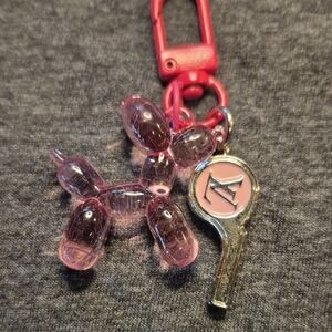Upcycled Pink/Silver Key Holder #39